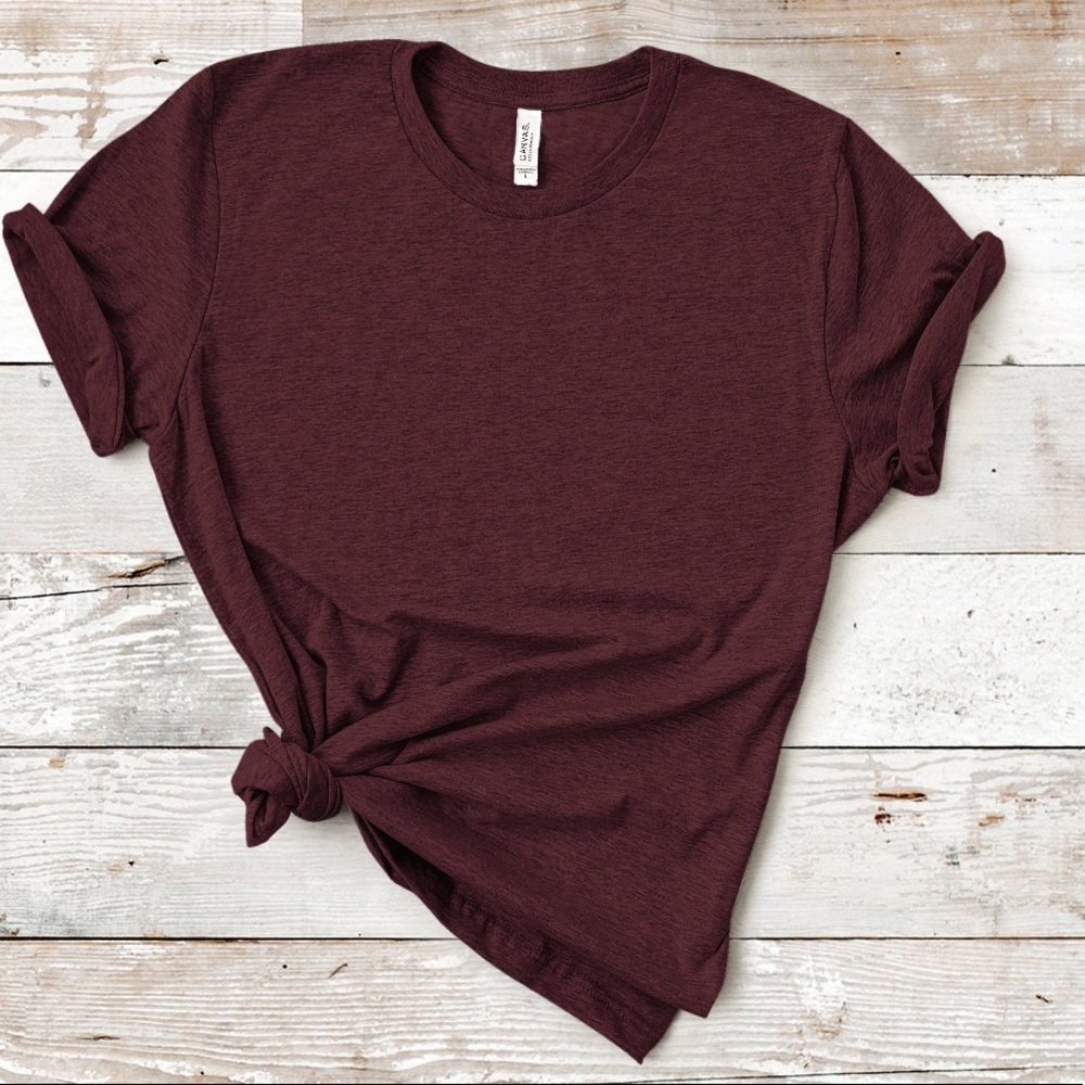 Bella Canvas Shirt | DIY
Blank Shirt | Unisex | Heathered Bella
Canvas Shirt